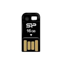 Флеш накопитель USB 2.0 16Gb Silicon Power Touch T02 (SP016GBUF2T02V1K, black)