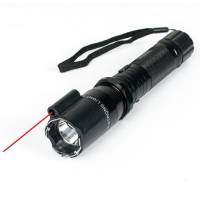 Фонарь-шокер ZZ-288 (светодиодный, лазерная указка, зарядка 220V, black)