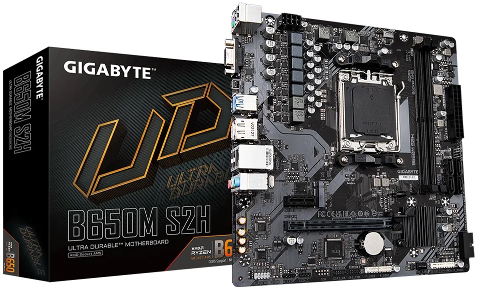 Материнская плата Gigabyte B650M S2H (AM5, mATX) RTL