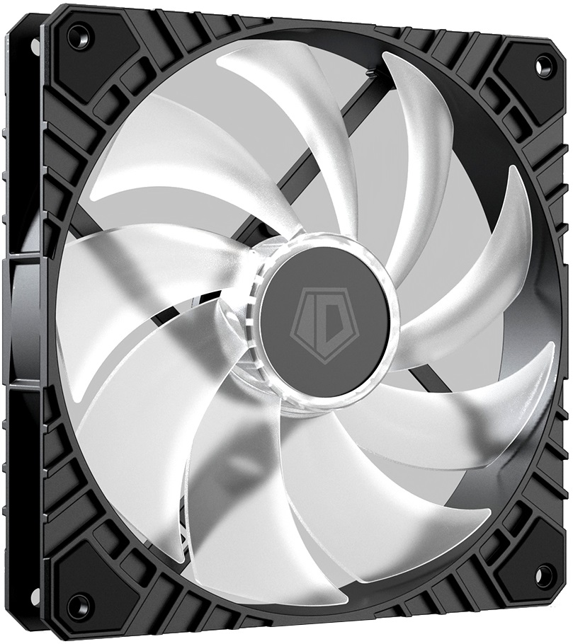 Вентилятор ID-Cooling WF-14025-XT ARGB (140x140x25mm, Hydro, 500-1600rpm, <31dBa, 4pin, PWM, ARGB, black) RTL
