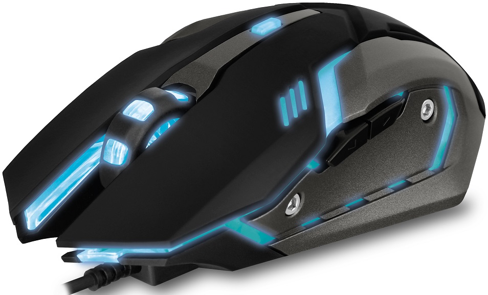 Мышь Sven RX-G740 (USB, optical, 2400dpi, бесшумный клик, игровая, динамическая подсветка, soft-touch, 1.8m, black)