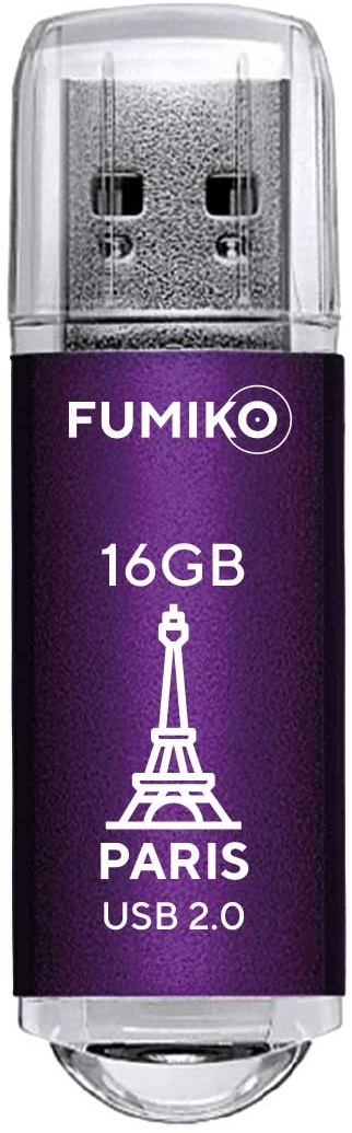 Флеш накопитель USB 2.0 16Gb FUMIKO PARIS (FPS-18, 30MB/s, purple)