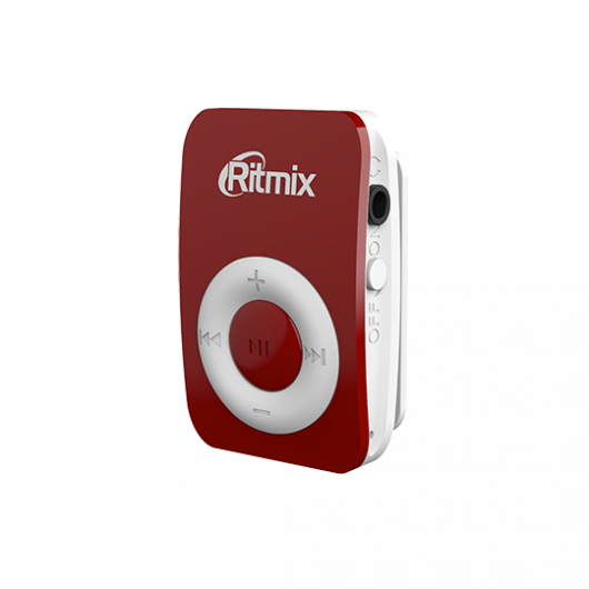 Плеер Flash Ritmix RF-1010 (microSD до 16Gb, MP3, red)