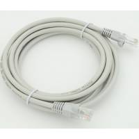 Кабель Patchcord литой 5E 3m (grey) BEHPEX
