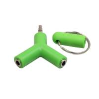 Разветвитель (джек 3.5 - 2x3.5, green)