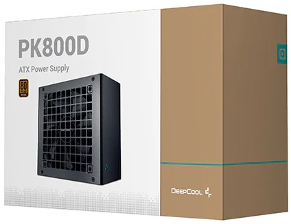 Блок питания DEEPCOOL 800W (PK800D, 80+ Bronze, 120mm, 20+4+8+4+4, 4xPCI-E 6+2pin, 8*SATA, 4*HDD) RTL