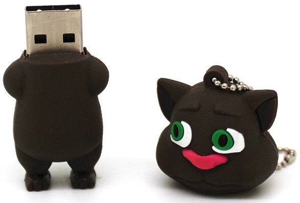 Флеш накопитель - Брелок USB 2.0 32Gb (кот Том)