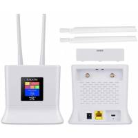 Роутер TianJie CPE-906C-3 (150Mbps, 2.4GHz, 1 port, 100Mbps, 2 внешние съёмные антенны, 4G LTE, SIM, white)