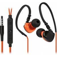 Гарнитура Defender OUTFIT W770 (затычки, для мобильных устройств, с микрофоном, 1.5m, black-orange)