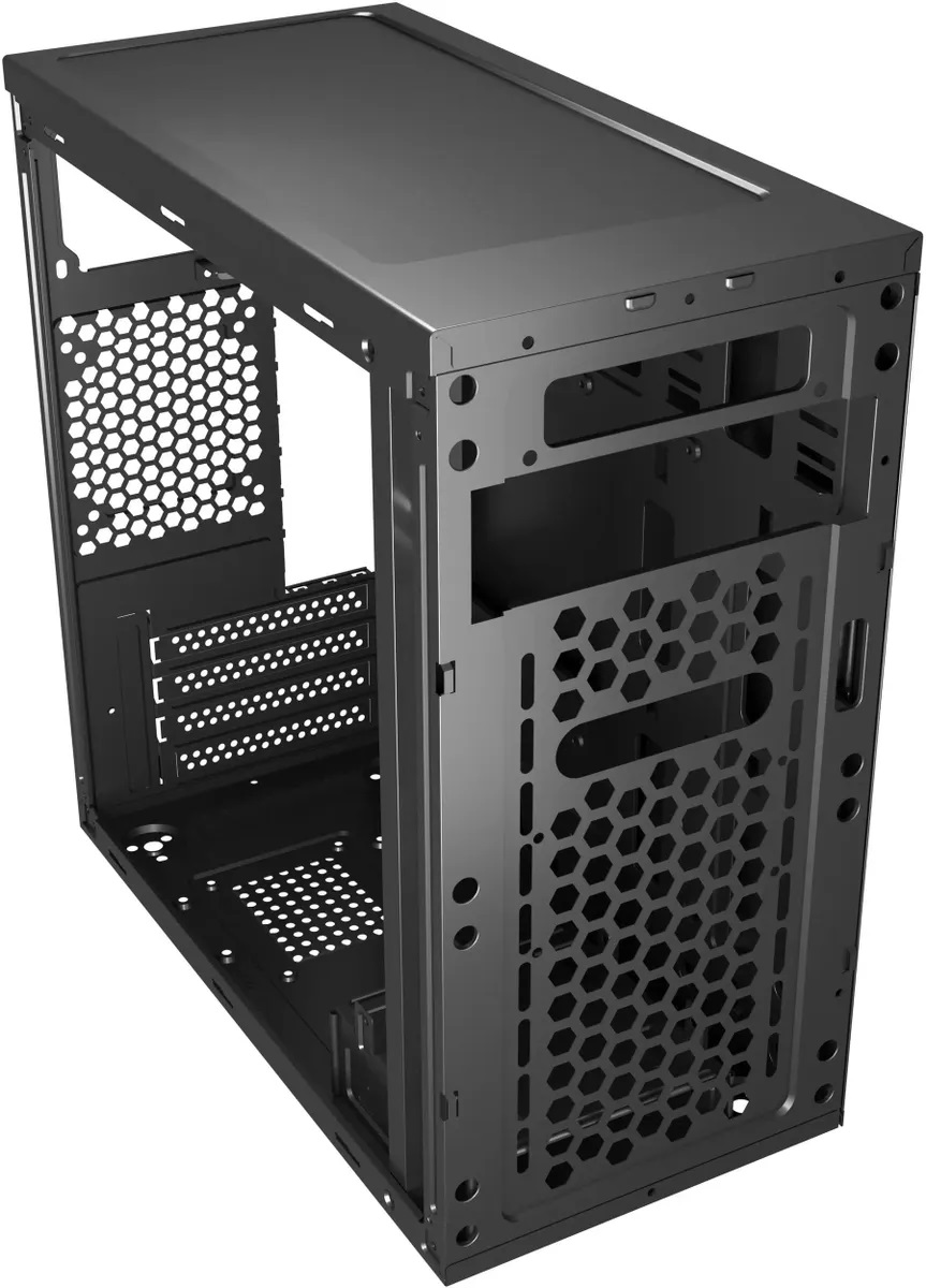Корпус Bloody BD-CC101F (без БП, mATX, USB3.0, 3x rainbow LED Fan, black)