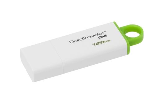 Флеш накопитель USB 3.1 128Gb Kingston DT G4 (DTIG4/128GB, white)