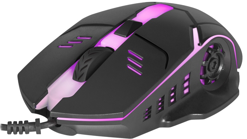 Мышь Defender Ultra Matt MB-470 (USB, optical, 1200dpi, подсветка, 1.5m, black)
