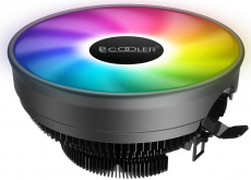 Вентилятор PCCOOLER E126M PRO (1150/1151/1155/1156/1200/1700/AM3/AM4/AM5, 120mm, Al, Hydro, 1000-1600rpm, <30dBa, 4pin, PWM, 92W, rainbow LED, black) RTL