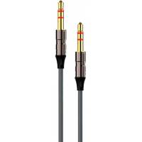 Кабель аудио 3.5mm Jack (m) - 3.5mm Jack (m) 1.0m (FAC04-01, grey) FUMIKO