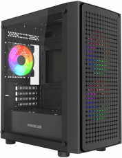 Корпус Powercase Mistral Micro EM20 (CMMEM20B-L3) (без БП, mATX, USB3.0, 3x FRGB Fan, black)