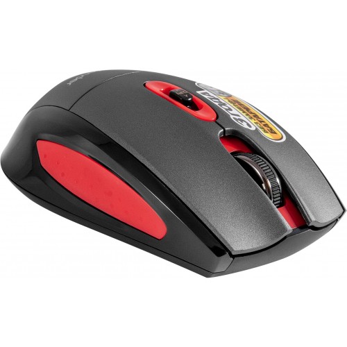 Мышь беспроводная Defender Magnifico MM-515 Nano (IR-лазерная, 3000dpi, 2*AA, black-red)