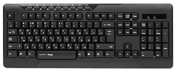 Клавиатура+мышь беспроводные QUMO Omega (black)