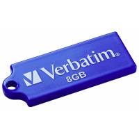 Флеш накопитель USB 2.0 8Gb Verbatim Micro, blue
