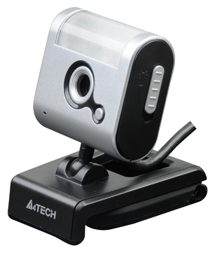 Web-камера A4Tech PK-331F (микрофон, подсветка, black-silver)