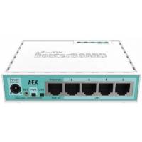Роутер MikroTik hEX (RB750Gr3, 4 ports, 1000Mbps, USB, microSD, Passive PoE, white-blue)