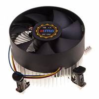Вентилятор Titan DC-156A925B/RPW1 (1150/1151/1155/1156, 95mm, Al, 700-2600rpm, 9-33dBa, push-pin, 4pin, 95W) RTL