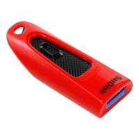 Флеш накопитель USB 3.0 32Gb SanDisk Ultra (SDCZ48-032G-U46R, 100Mb/s, black-red)
