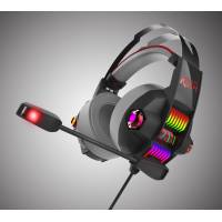 Наушники Smartbuy Rush Stormer SBHG-5100 (полноразмерные закрытые, с микрофоном, регулятор, игровые, 2.1m, подсветка, black-red)