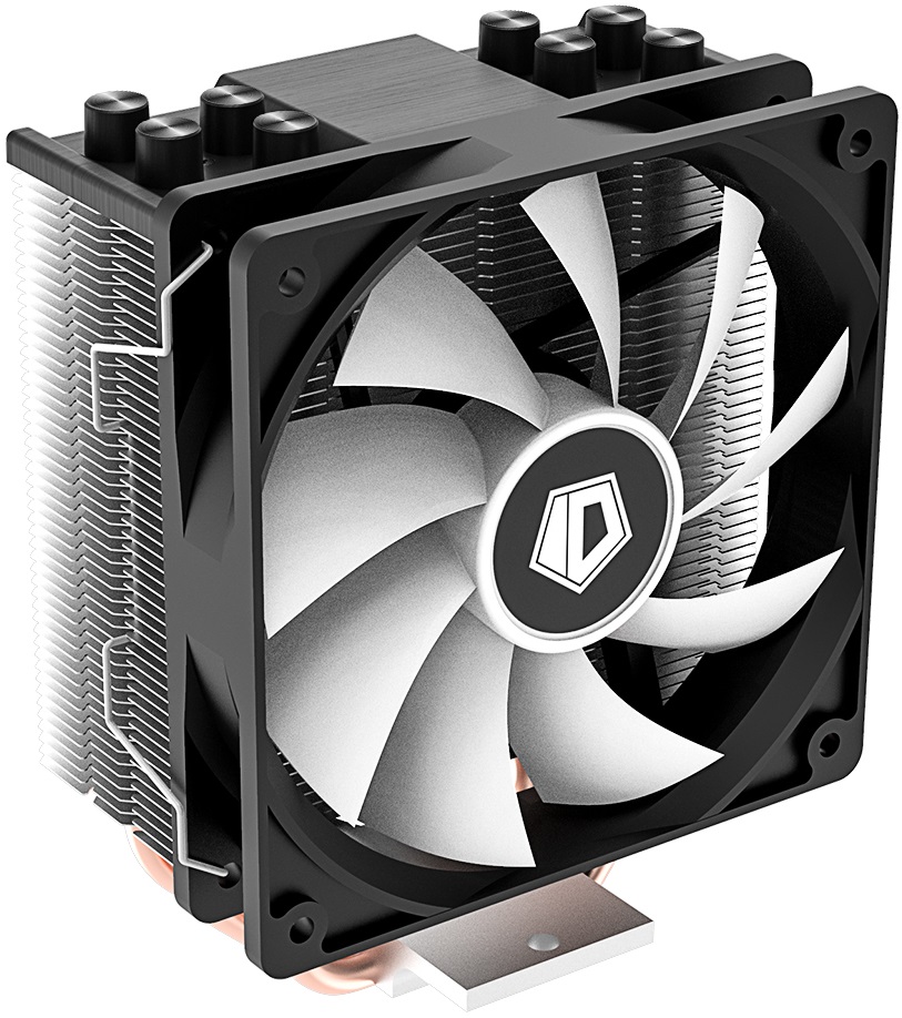 Вентилятор ID-Cooling SE-214-XT (1150/1151/1155/1156/1200/1700/AM4/AM5, 120mm, Hydro, 500-1500rpm, 16-27dBa, 4 тепловые трубки, 4pin, RGB fixed LED, 140W) RTL