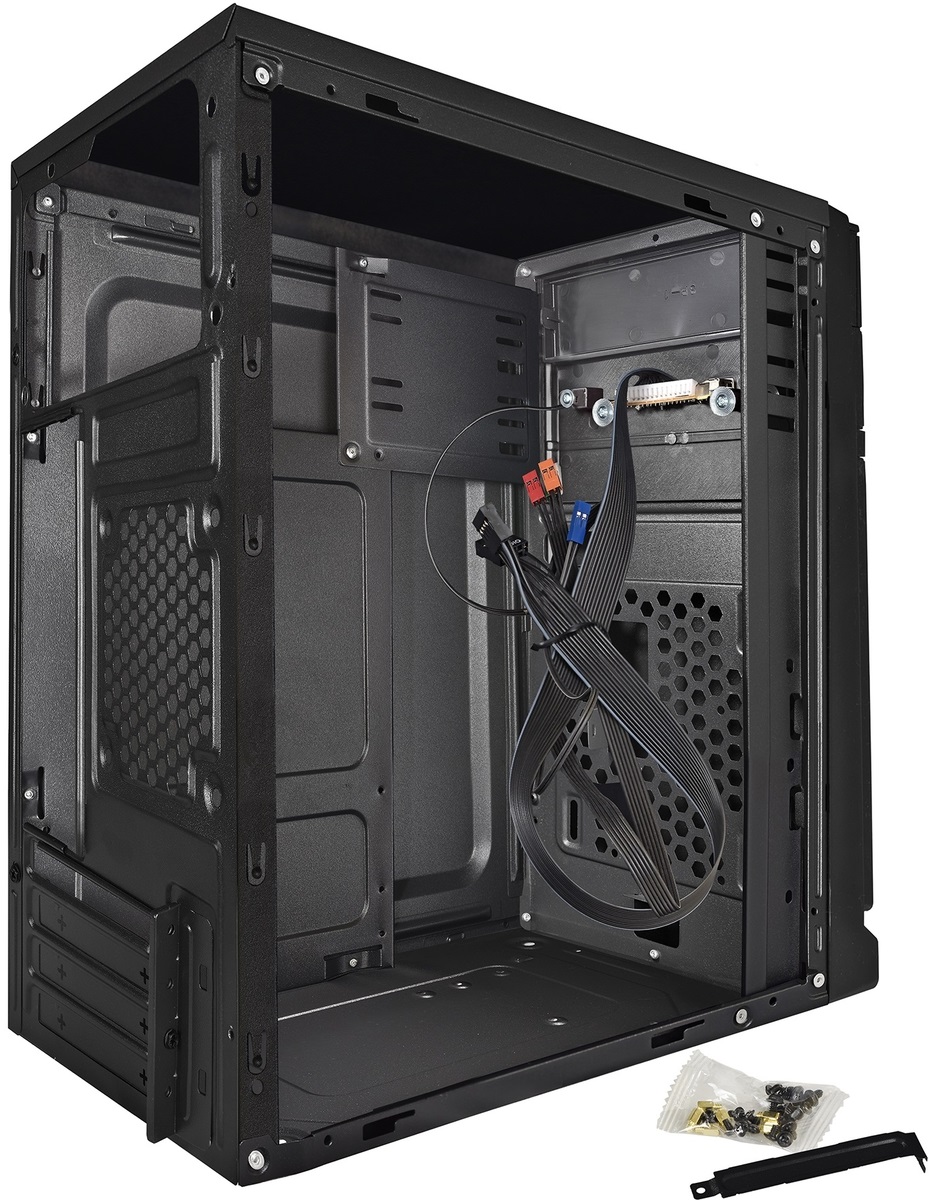 Корпус ExeGate BAA-106 (без БП, mATX, black)
