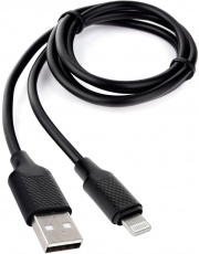Кабель USB 2.0 Am - Lightning 1.0m (CCB-USB-AMAPO2-1MB, 2.1A, black) Cablexpert