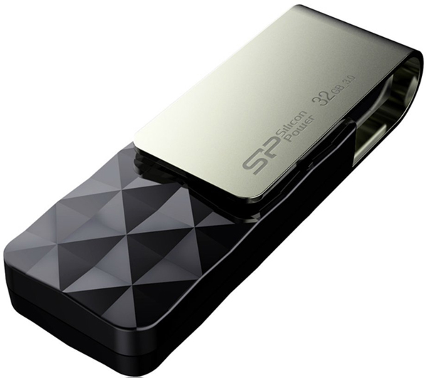 Флеш накопитель USB 3.0 32Gb Silicon Power blaze B30 black