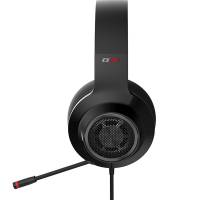 Наушники Edifier G4 SE (полноразмерные закрытые, с микрофоном, регулятор, игровые, 1.3m, black-red)