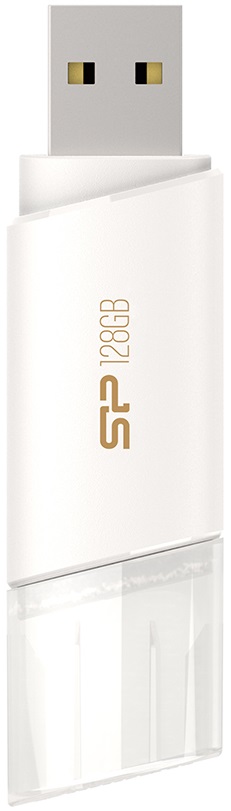 Флеш накопитель USB 3.2 128Gb Silicon Power Blaze B06 (SP128GBUF3B06V1W, white)