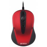 Мышь A4Tech N-370FX-3 (USB, optical, 1600dpi, red)