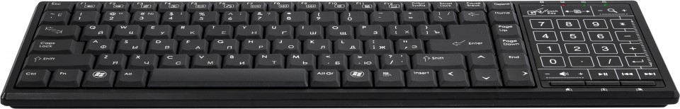 Клавиатура беспроводная Defender TouchBoard MT-525 Nano (сенсорная панель, black)