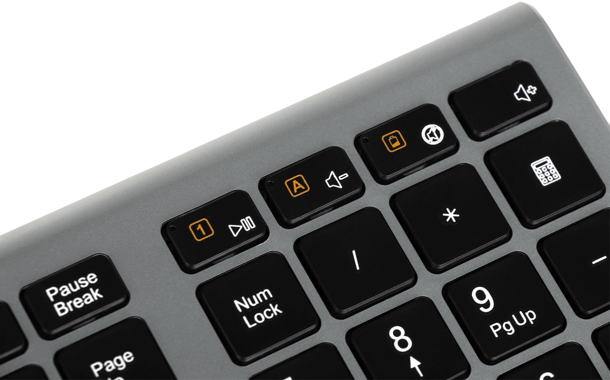 Клавиатура беспроводная Oklick 890S (USB, мультимедийная, grey)
