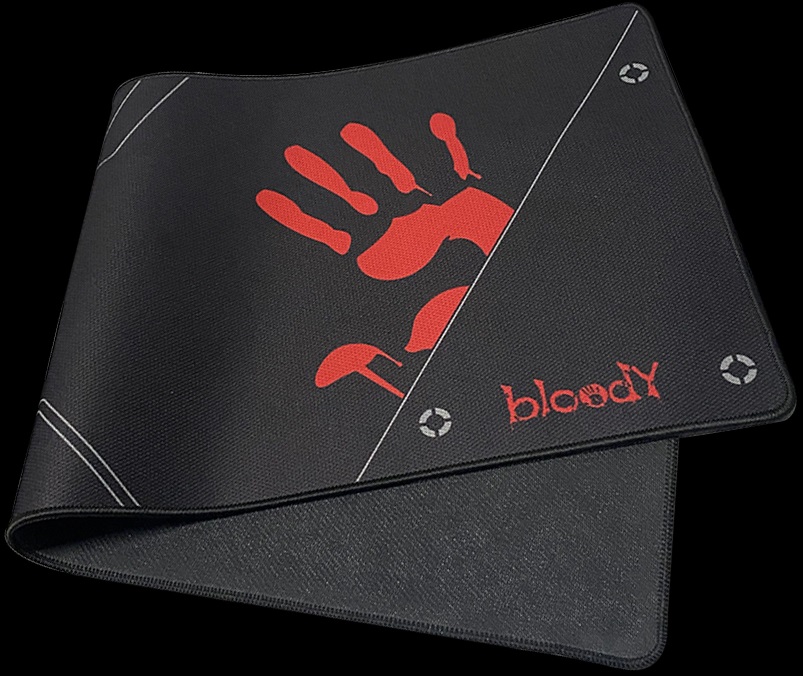 Коврик для мыши A4Tech Bloody (BP-50L, тканевый на резиновой основе, игровой, black-red, 750x300x3mm)