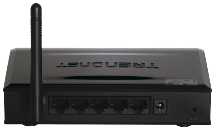 Роутер Trendnet TEW-651BR (150Mbps, 2.4GHz, 4 ports, 100Mbps, внешняя несъёмная антенна 2dBi) RTL