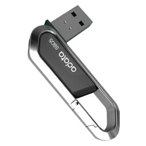 Флеш накопитель USB 2.0 8Gb ADATA S805 (AS805-8G-RGY, grey)