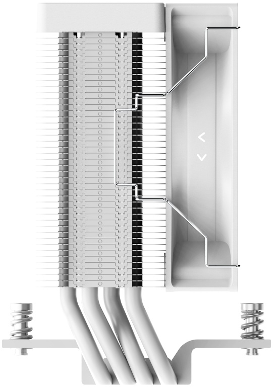 Вентилятор Ocypus Gamma A40 WH ARGB (1150/1151/1155/1156/1200/1700/1851/AM4/AM5, 100mm, Al, Hydro, 600-2400rpm, <30dBa, 4 тепловые трубки, DTH, 4pin, PWM, ARGB LED, 130W, white) RTL