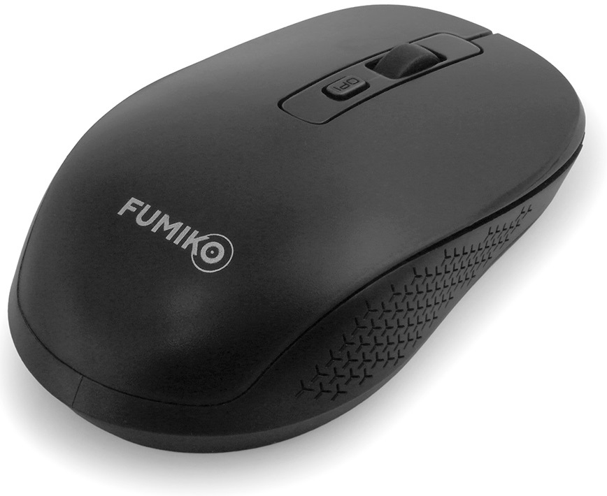 Клавиатура+мышь беспроводные FUMIKO Office Set (FSA-02-K, бесшумные, black)
