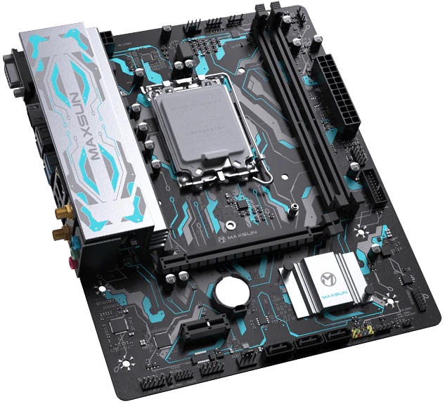Материнская плата MAXSUN MS-B760M GAMING WIFI GANK V2 (s1700, DDR5, mATX) RTL