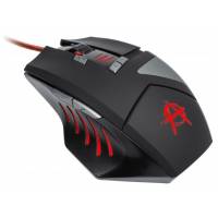Мышь Oklick HAZARD 755G (USB, optical, 3000dpi, игровая, black-silver)