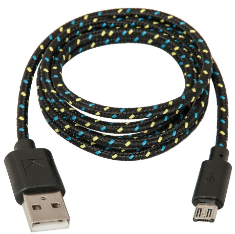 Кабель USB 2.0 Am - micro USB 1.0m (USB08-03T, black) Defender