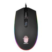 Мышь QUMO Pretender M53 (USB, optical, 3200dpi, игровая, 7 цветов подсветки, 1.5m, black)