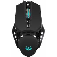 Мышь Sven RX-G815 (USB, optical, 8000dpi, игровая, настраиваемая RGB подсветка, программируемая, soft-touch, 1.8m, black)