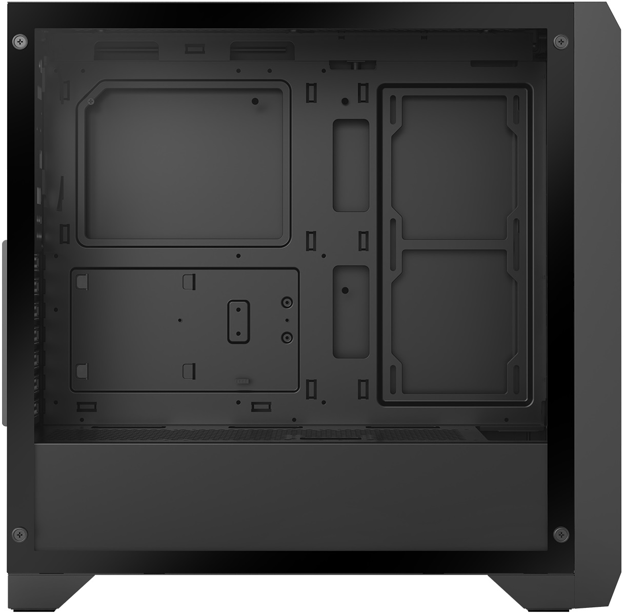Корпус XASTRA A500 4ARGB (без БП, ATX, USB3.0, 4x ARGB Fan, black)