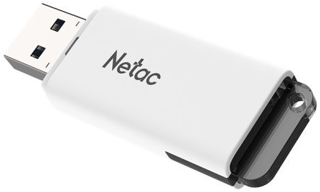 Флеш накопитель USB 2.0 4Gb Netac U185 (NT03U185N-004G-20WH, white-black)