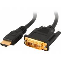 Кабель HDMIm-DVIm 4.5m (KC-HDMI-DVI-5, с позолоченными контактами, экранированный, black) Konoos