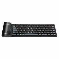 Клавиатура Crown CMK-6001 Silikon (Bluetooth V3.0, питание 2*AAA, гибкая, водонепроницаемая, black)